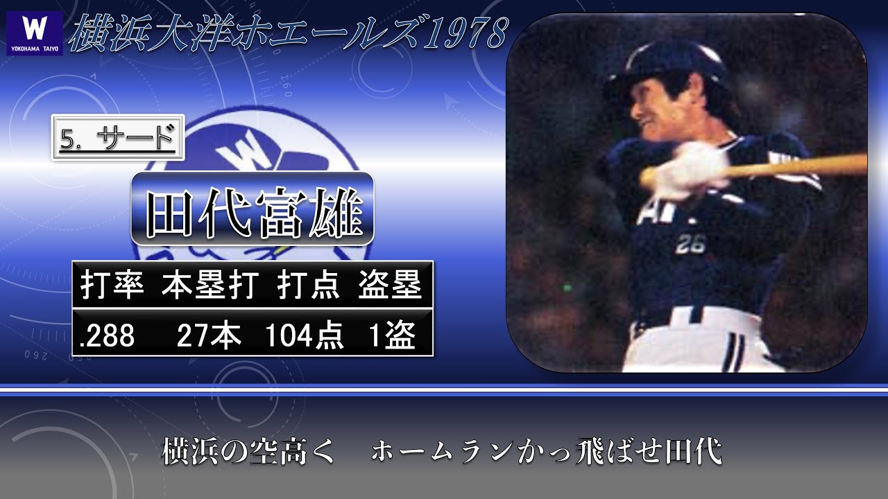 【過去行きました】1978年横浜大洋ホエールズ1-9（横浜大洋ホエールズ初年度）