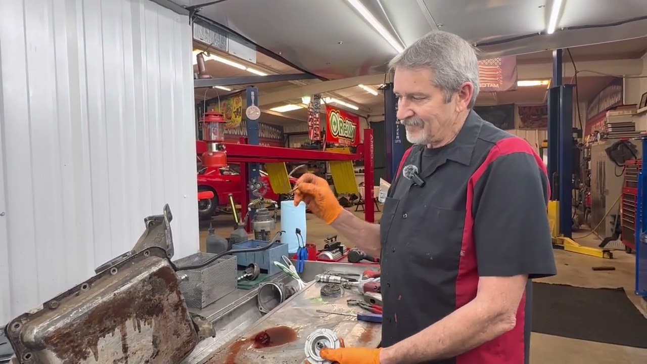 55 Chevy Pickup. Getting some love with a 4L60 transmission, with a Nostalgia Hemi Engine
