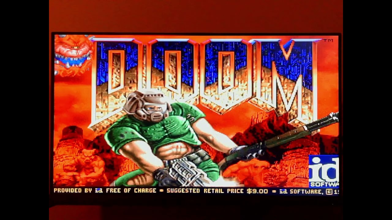 FreeDOS running on real hardware (Pocket386)