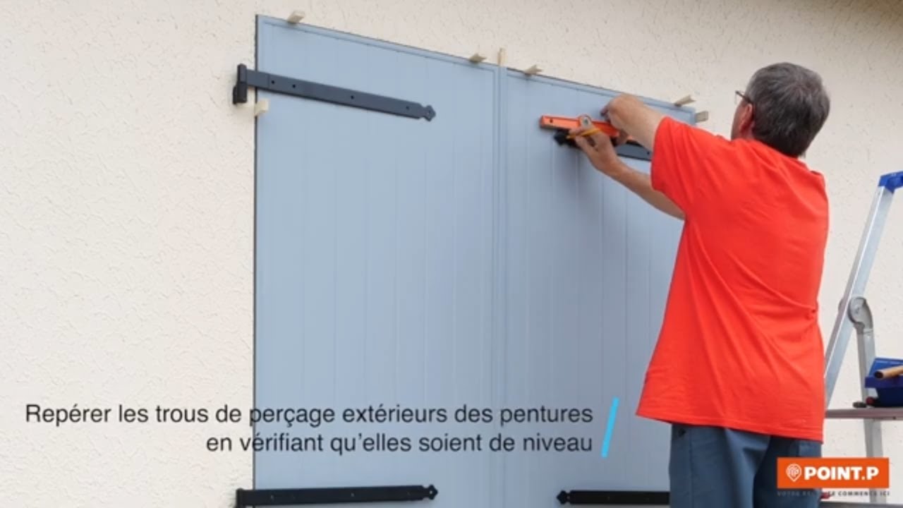 Pose d'un volet battant sur gonds existants - tutoriel (2)