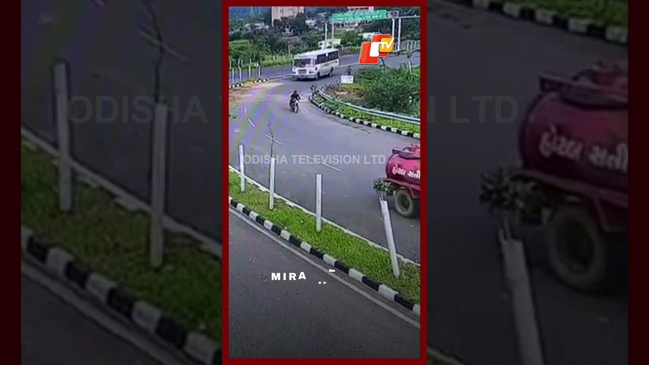 Miraculous! Motorcyclist Comes Under Moving Bus, Survives | OTV News
