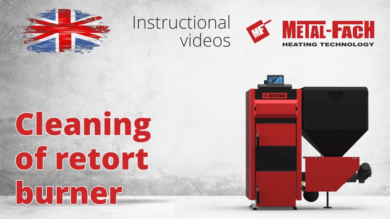 Cleaning of retort burner