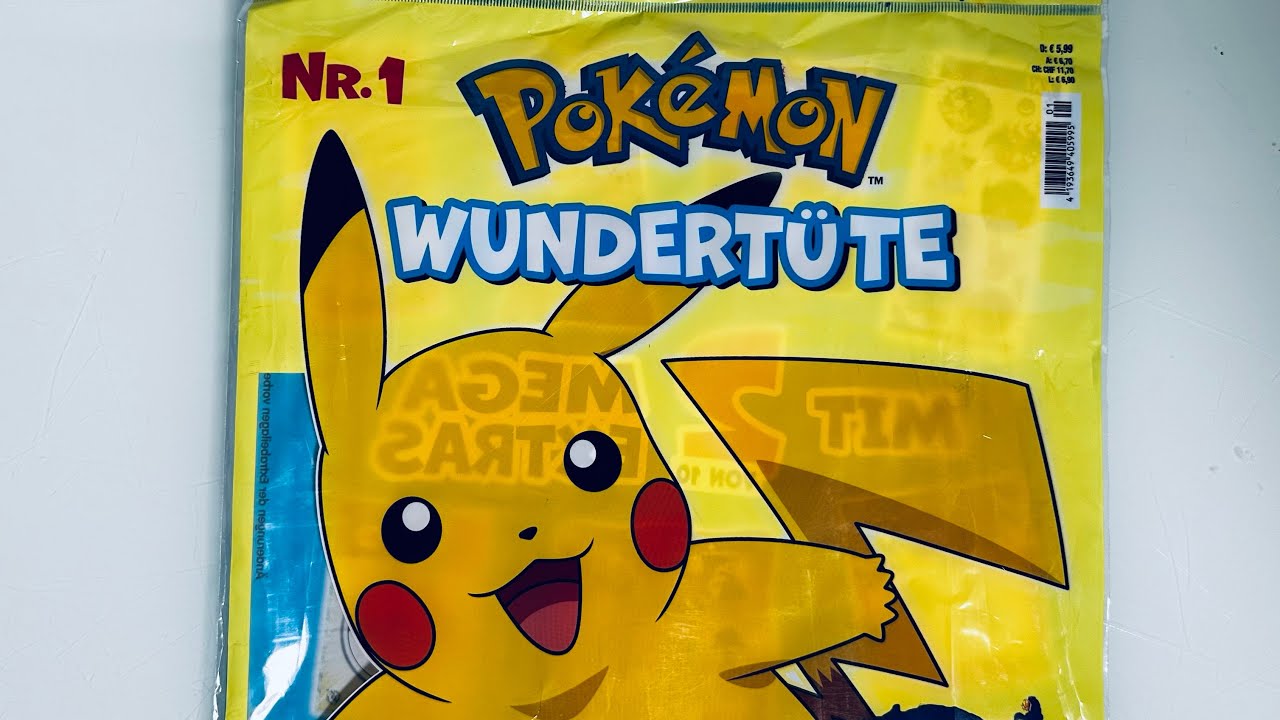 NEUE Pokemon 3 Wundertüten Nr 1 auspacken