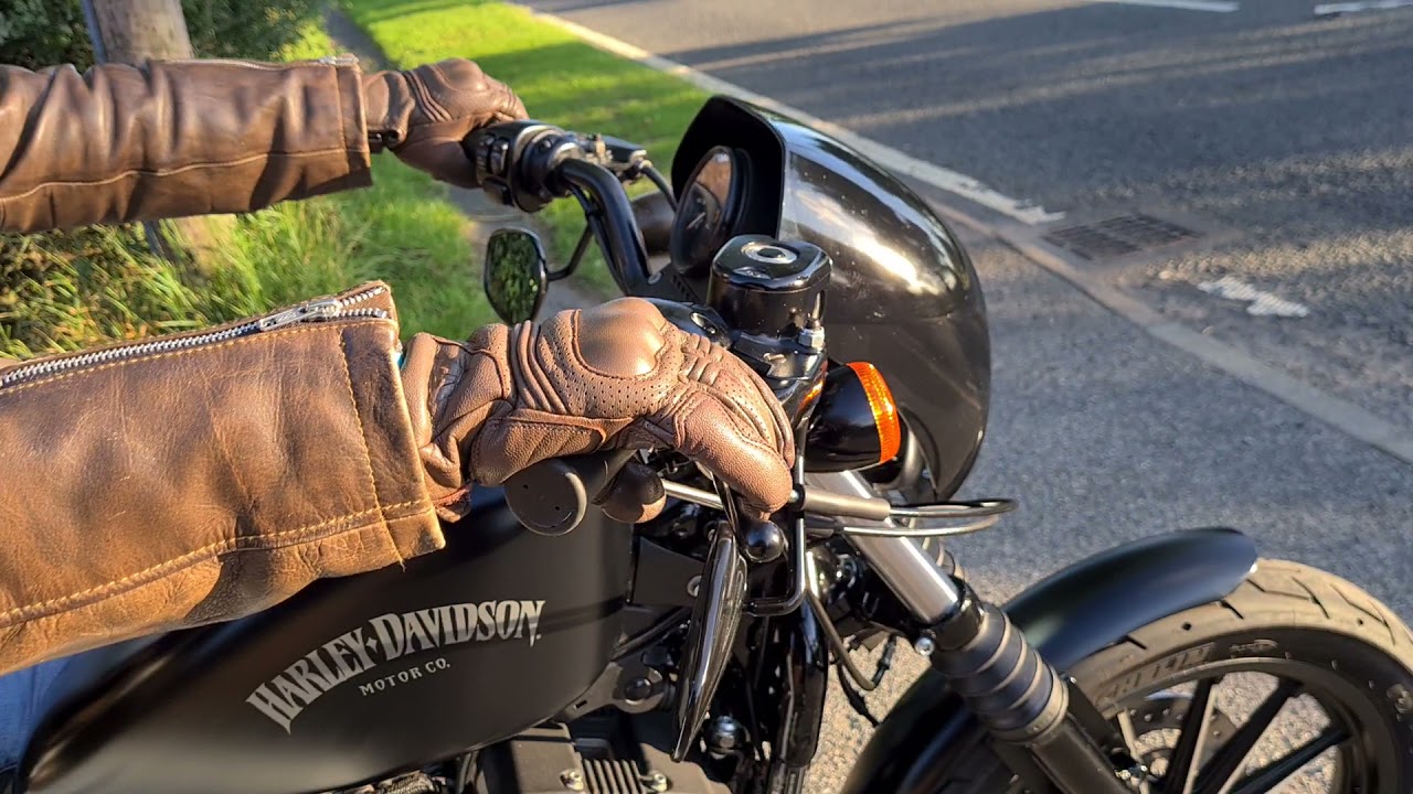 2015 HARLEY DAVIDSON XL883N IRON SPORTSTER TEST RIDE.