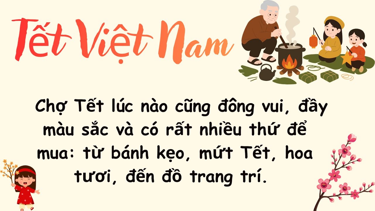 19 minutes Simple Vietnamese Listening| (Vietnamese New Year)Pronunciation practice (ENG SUB/QUIZ)