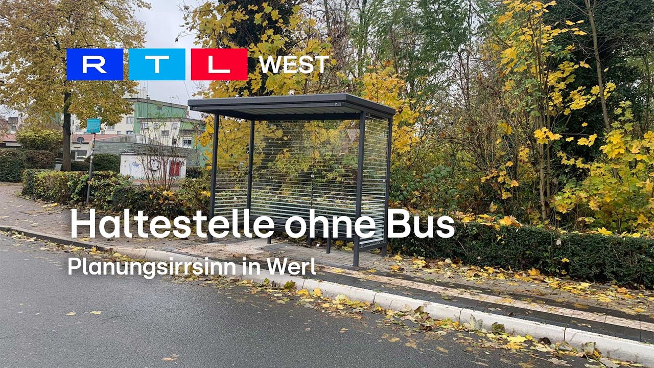 Haltestelle ohne Bus: Planungsirrsinn in Werl | RTL WEST, 20.11.2024