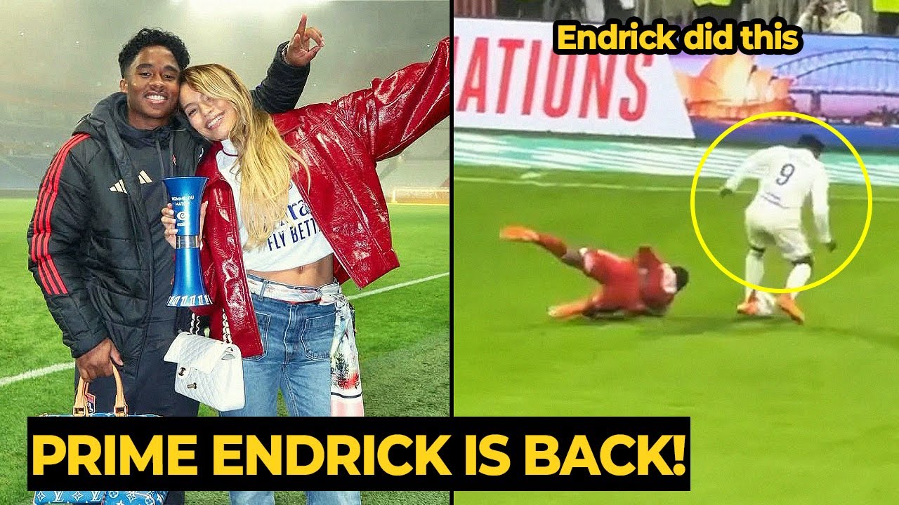 Moment Endrick win first MOTM after brilliant Lyon DEBUT