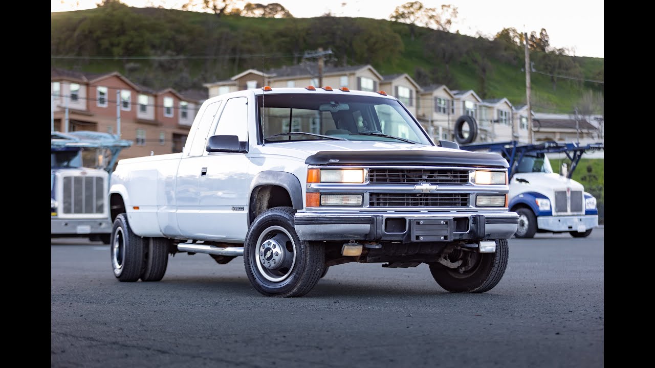 Big Boy GMT400: 1995 Chevrolet K3500 Diesel Dually Tour & Drive