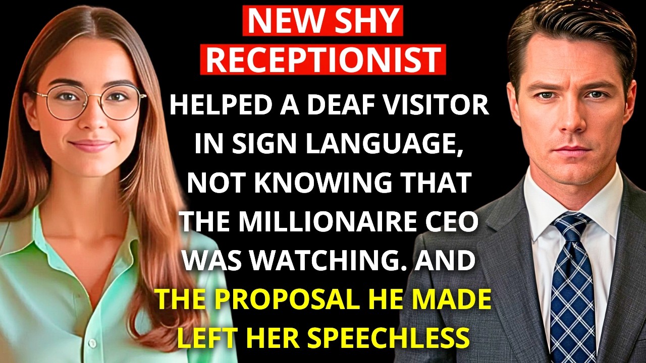 RECEPTIONIST GREETED A DEAF VISITOR IN SIGN LANGUAGE…WITHOUT NOTICING THAT THE MILLIONAIRE WAS...