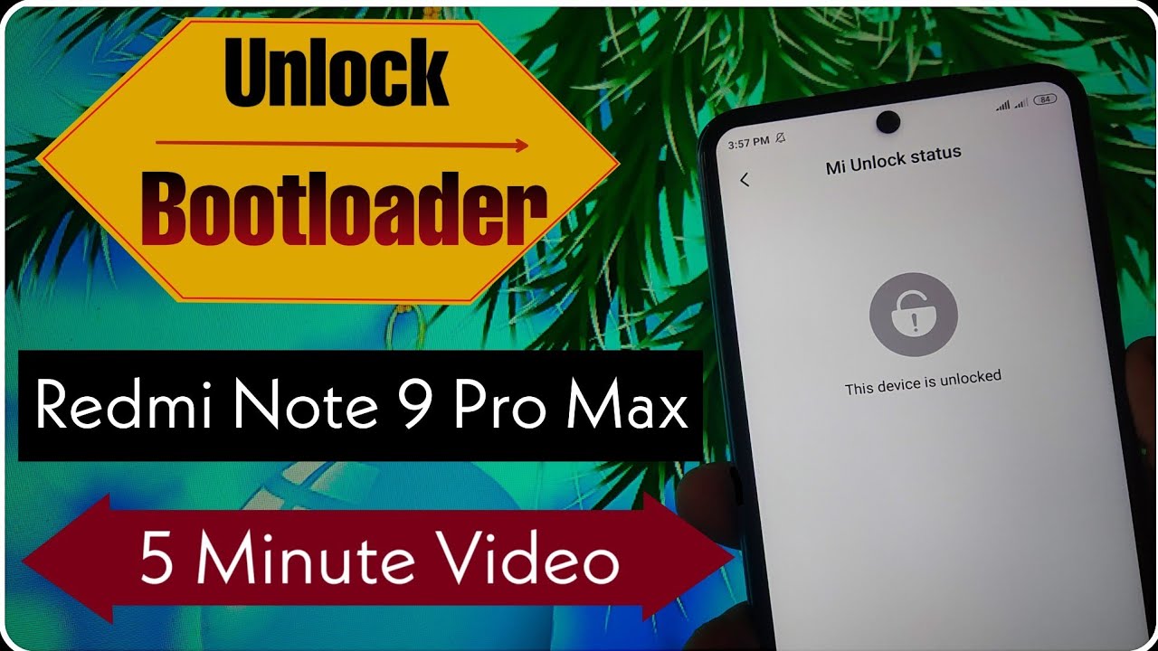 Официальная разблокировка загрузчика Redmi Note 9 Pro MAX 🔥🔥