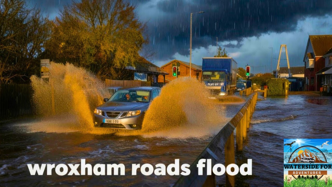 WHEN WROXHAM FLOODS! 😳🌊 | Roads Underwater | Extreme River Levels | WFA Explore