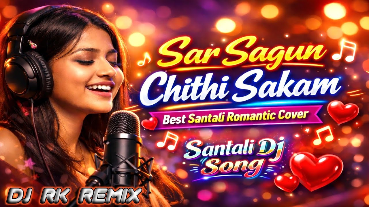 Sar Sagun Chithi Sakam (AI Cover Song) 🎧 | Best Santali DJ Remix | Romantic Santali Music 🎶