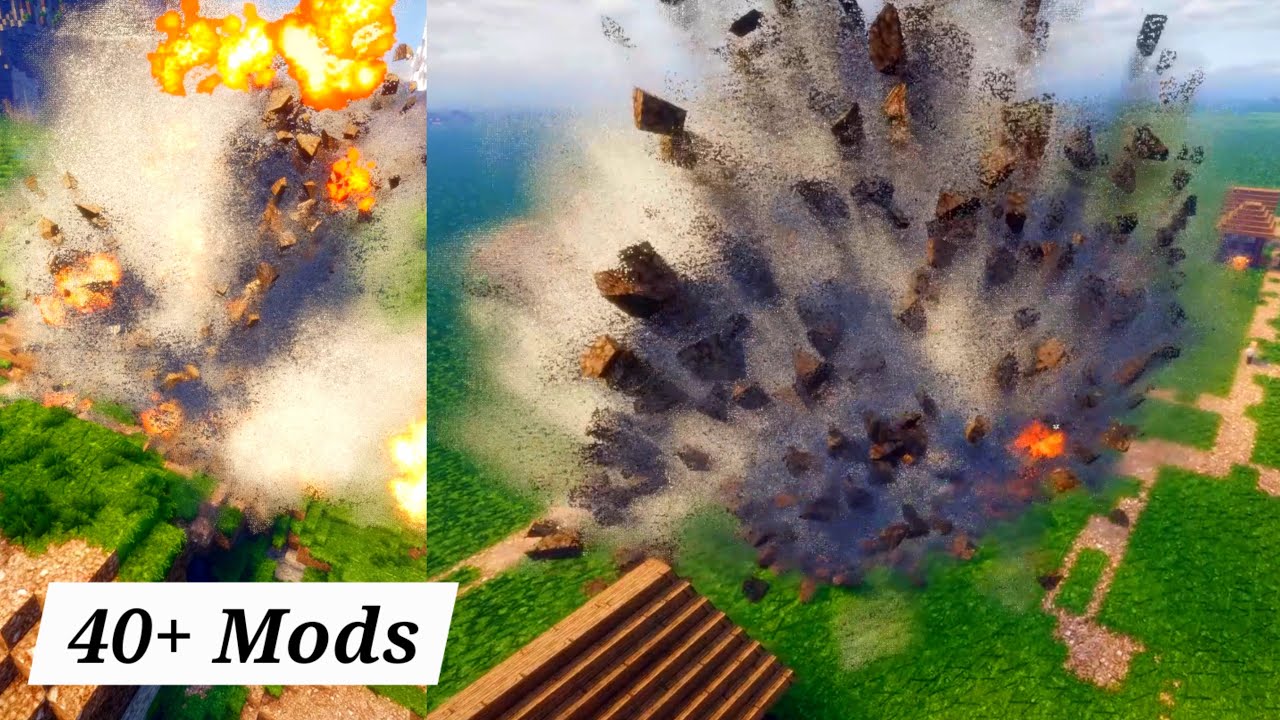 Insanely SATISFYING Minecraft Explosions | 4K 30fps