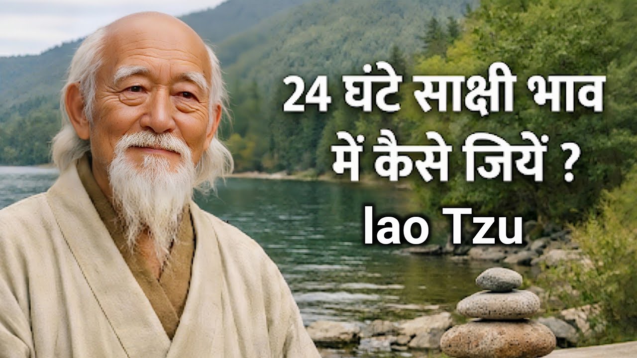 लाओ त्सु का रहस्य चौबीस घंटे साक्षी भाव में कैसे जियेंमन को शांत करने की असली विधि