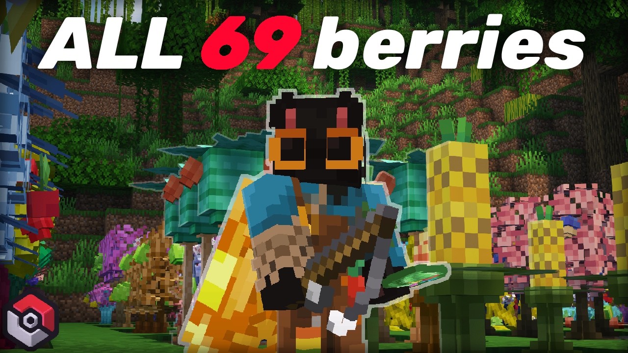 Collecting ALL 69 BERRY Variants In COBBLEMON 1.6.1!