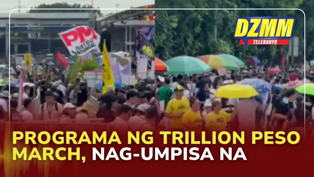 Trillion Pero March program commences at EDSA Whiteplains | DZMM Teleradyo (25 February 2026)