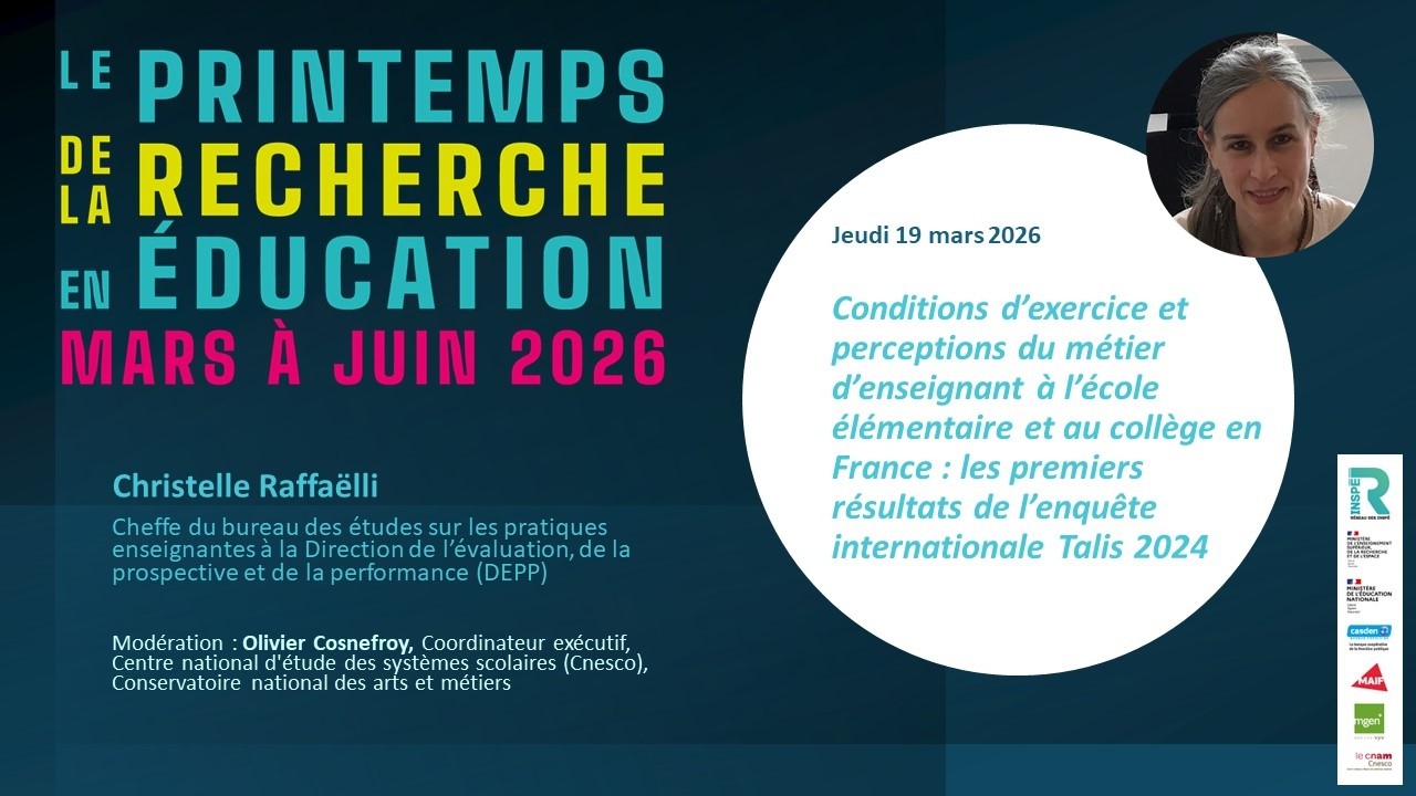 Conditions d’exercice et perceptions du métier d’enseignant à l’école élémentaire et au collège(...)