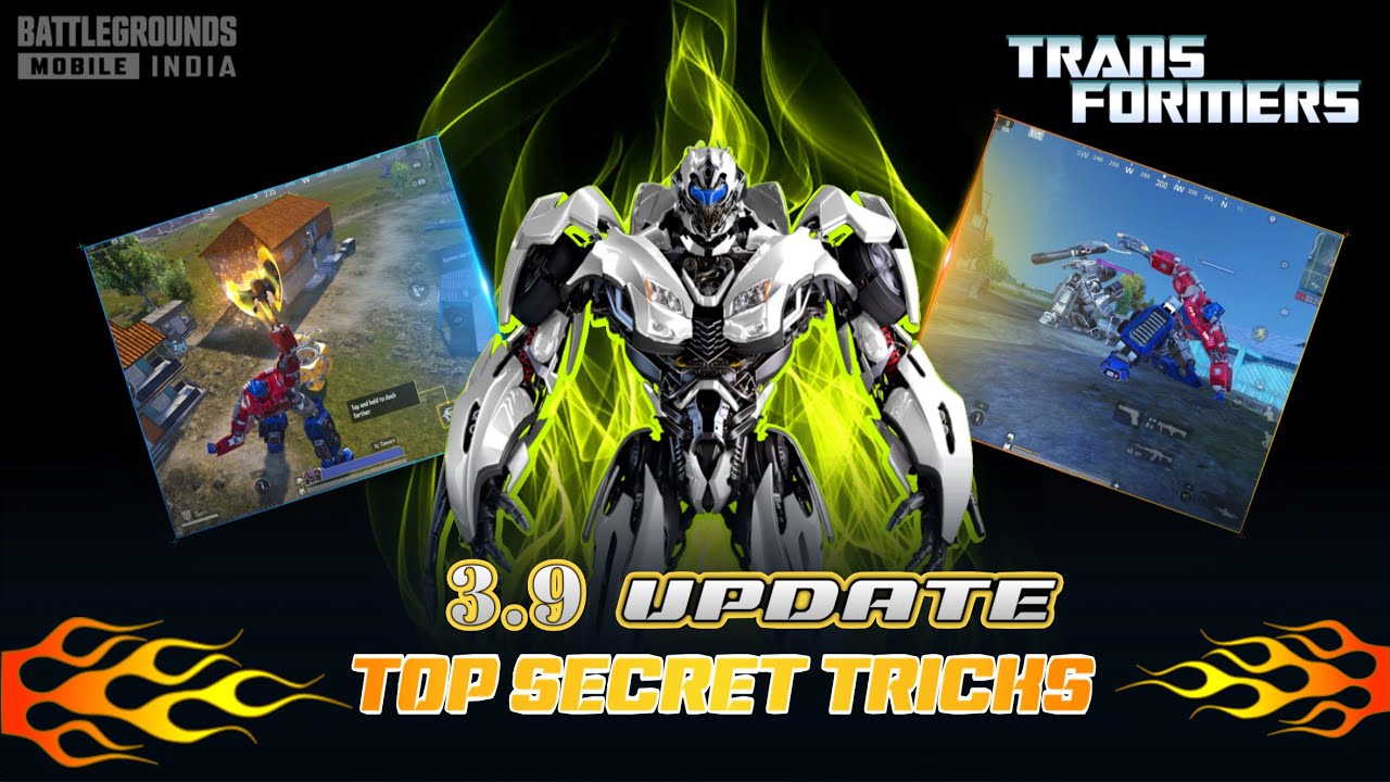 Top Secret Tricks BGMI 3.9 Update 🔥 Transformers Mode GUIDE | BGMI
