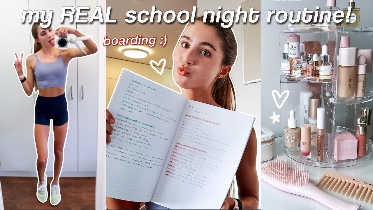 my REAL boarding school night routine 2023! *winter ski season*