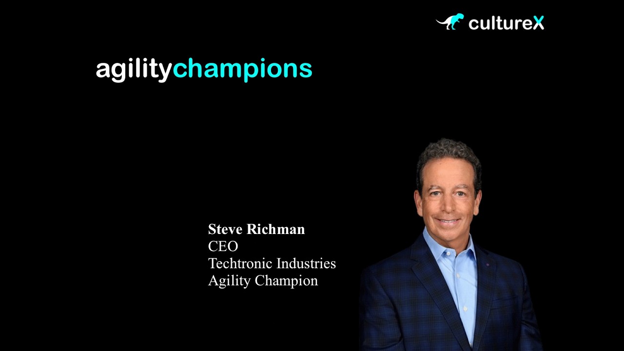 Culture Champions: Steve Richman, CEO, Techtronic Industries