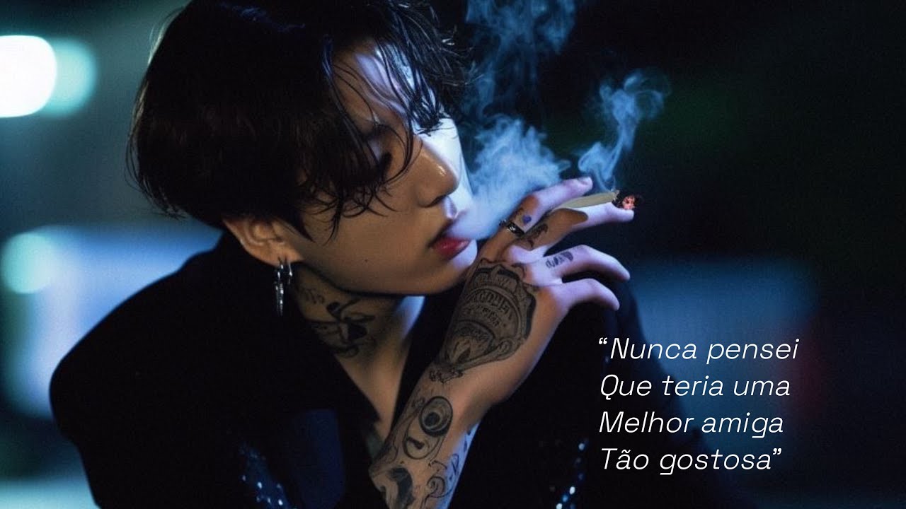 Aliviando seu melhor amigo no meio da viagem(imagine Jungkook)