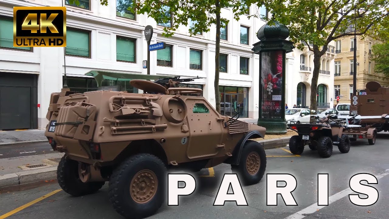 【4K】🇫🇷Paris Walking Tour-After Bastille Day Parade 2021