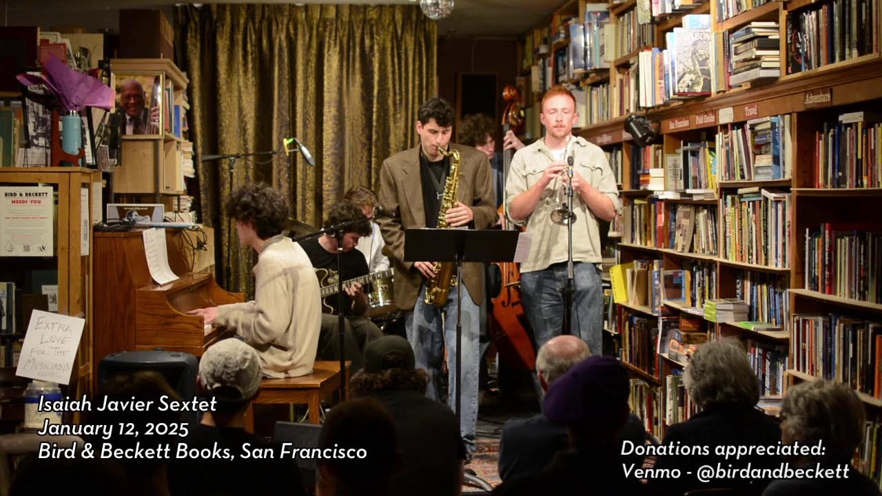 Isaiah Javier Sextet - live jazz at Bird & Beckett