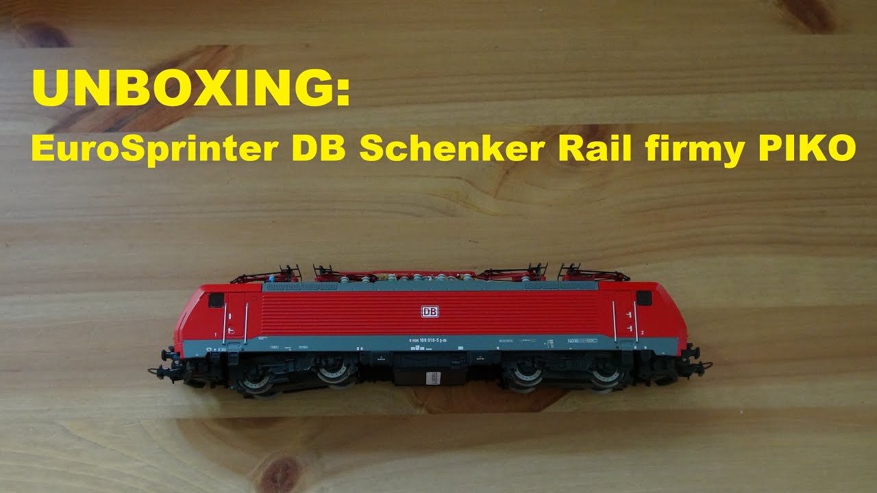 UNBOXING: EuroSprinter DB Schenker Rail firmy PIKO