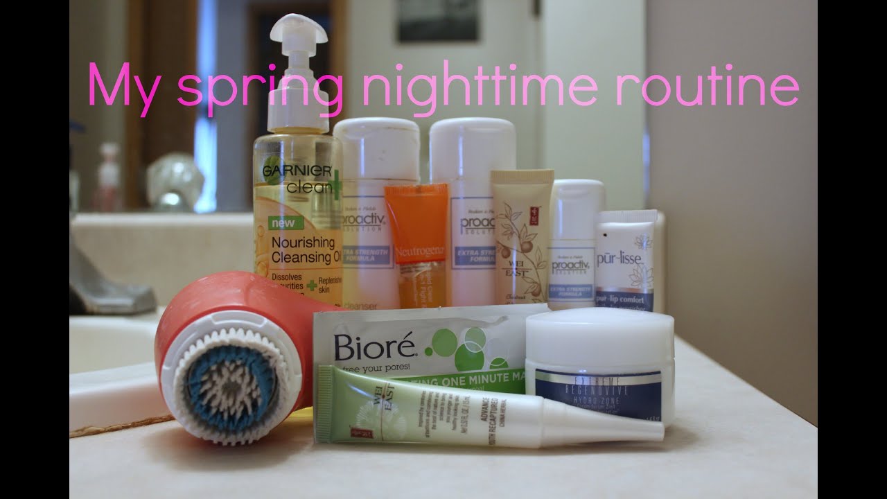 My Spring Nighttime Routine