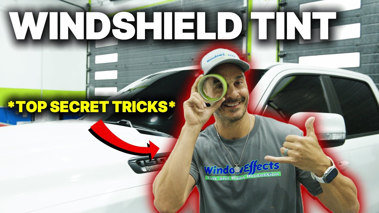 The ULTIMATE Windshield Tint Tutorial (PRO TRICKS INCLUDED)