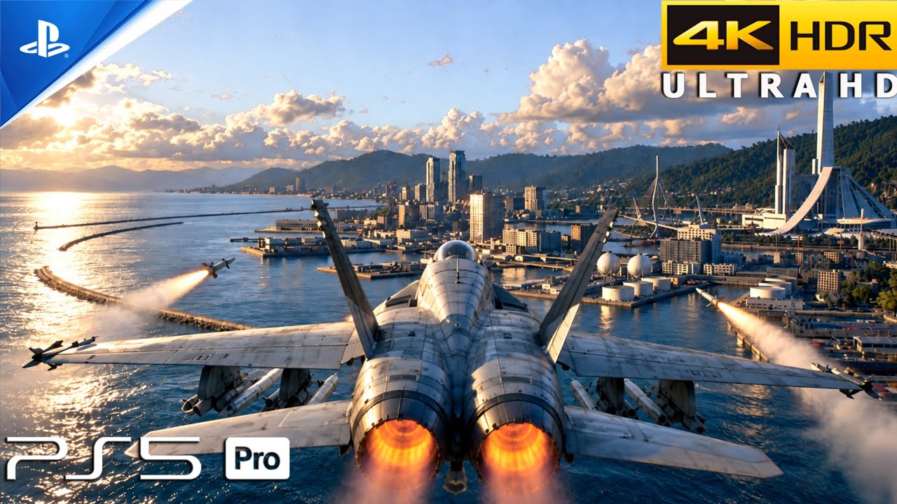 Ace Combat 8 (PS5 Pro) 4K 60FPS HDR Геймплей