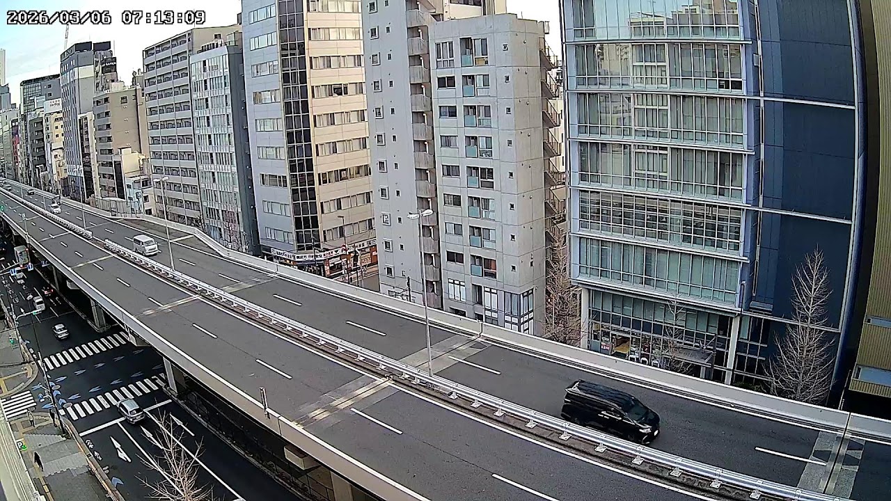 首都高速1号上野線ライブカメラ Route 1 Ueno Line Metropolitan Expressway.world.cam