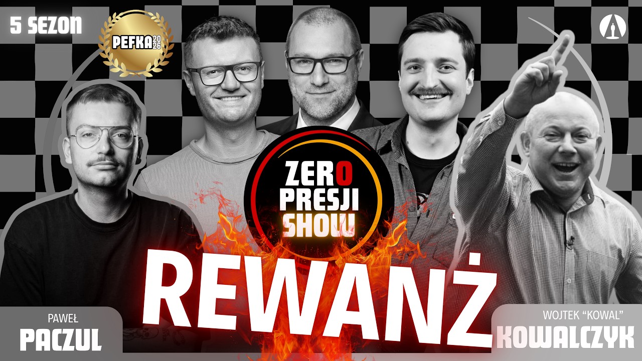 ZERO PRESJI SHOW S5E5 -  Kowal, Paczul, Ruciński, Sikora, Termos - rewanż