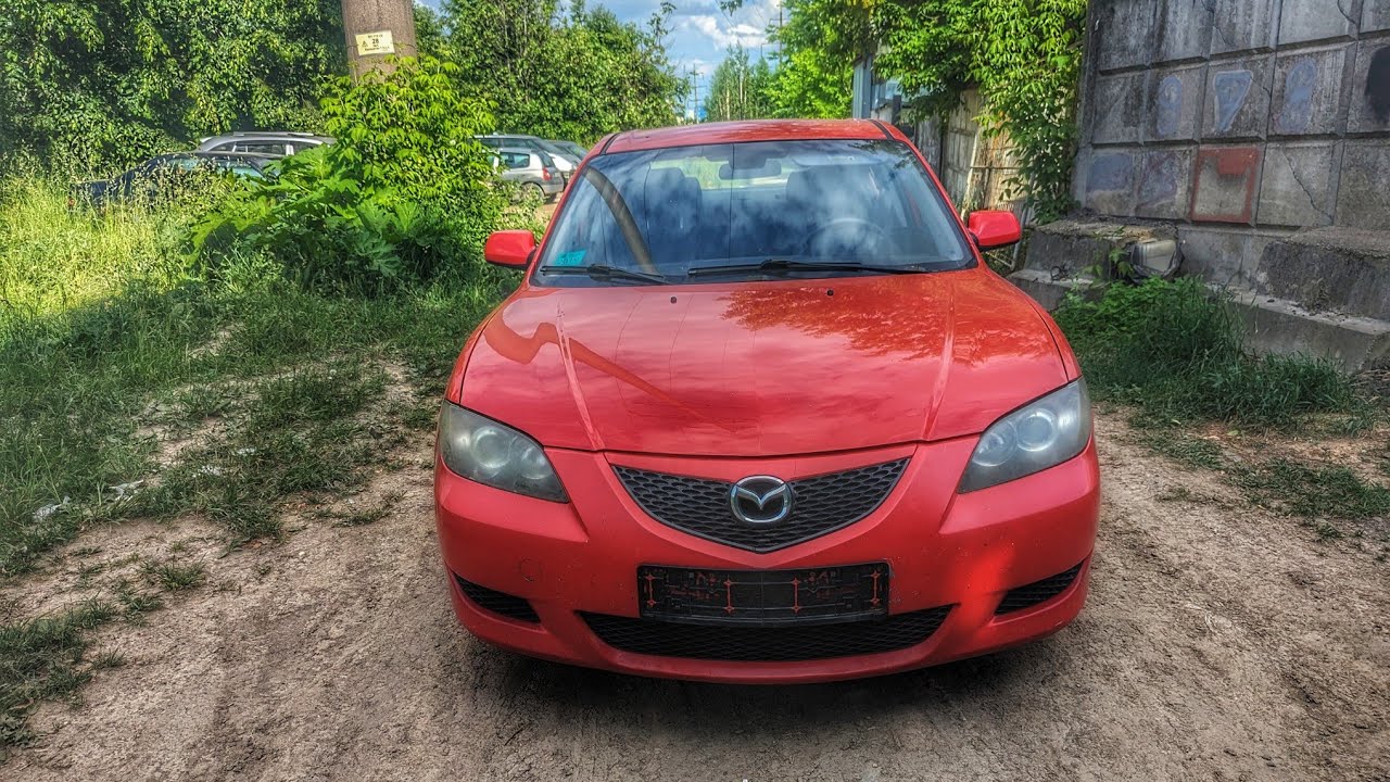 Очередной гниляк но выбросить жалко. MAZDA 3 BK.