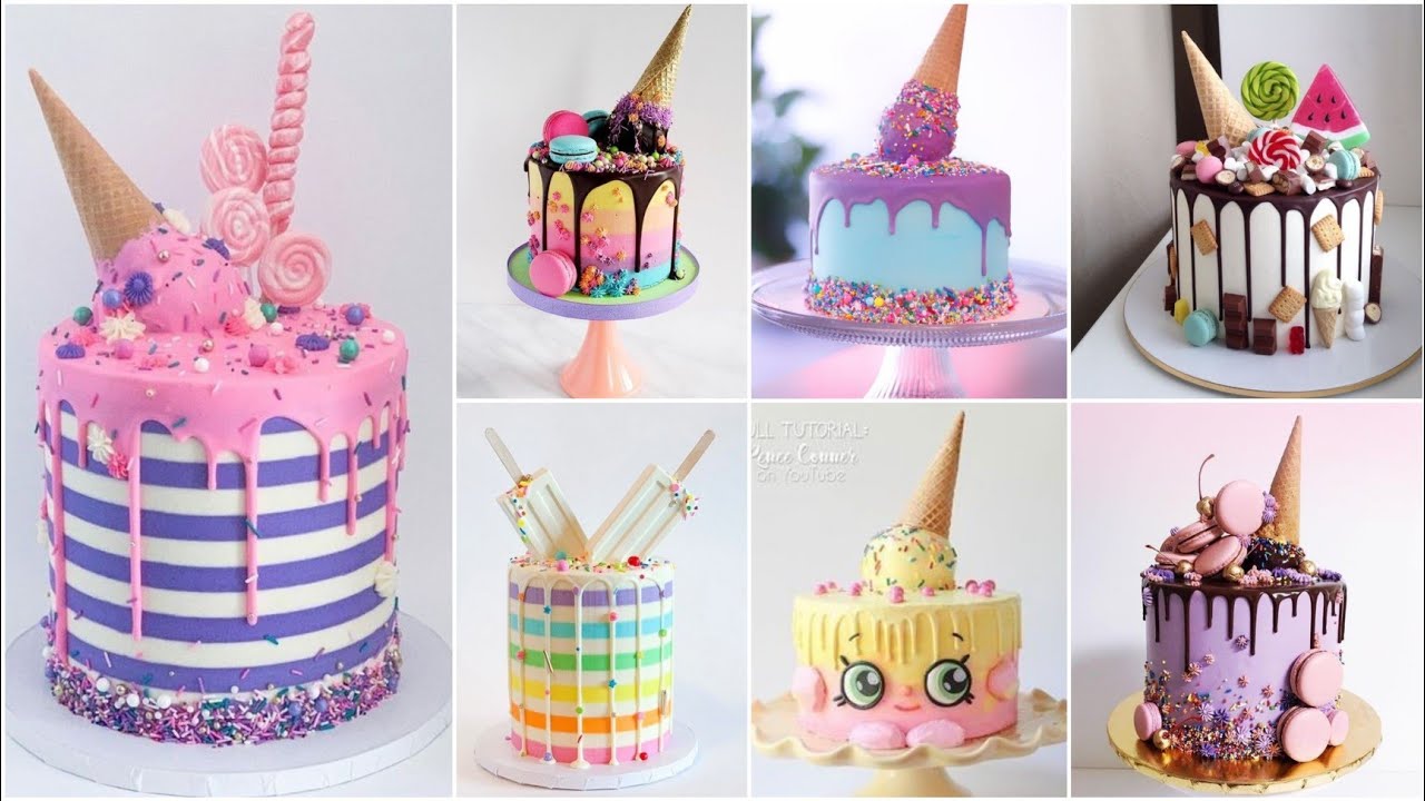 Delicious Icecream cake designs||Icecream cake design ideas for icecream lovers-Crazy about Fashion.