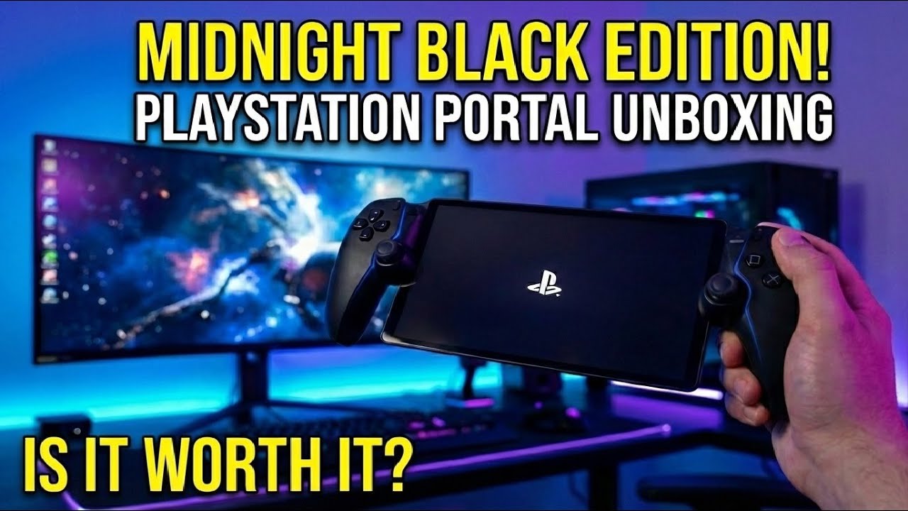 PlayStation Portal Midnight Black — распаковка и обзор