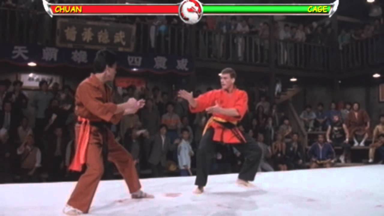 Van Damme in Mortal Kombat Bloodsport Edition