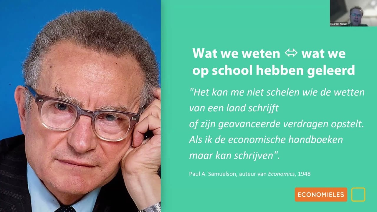 Webinar Wat is (nieuwe) economie?