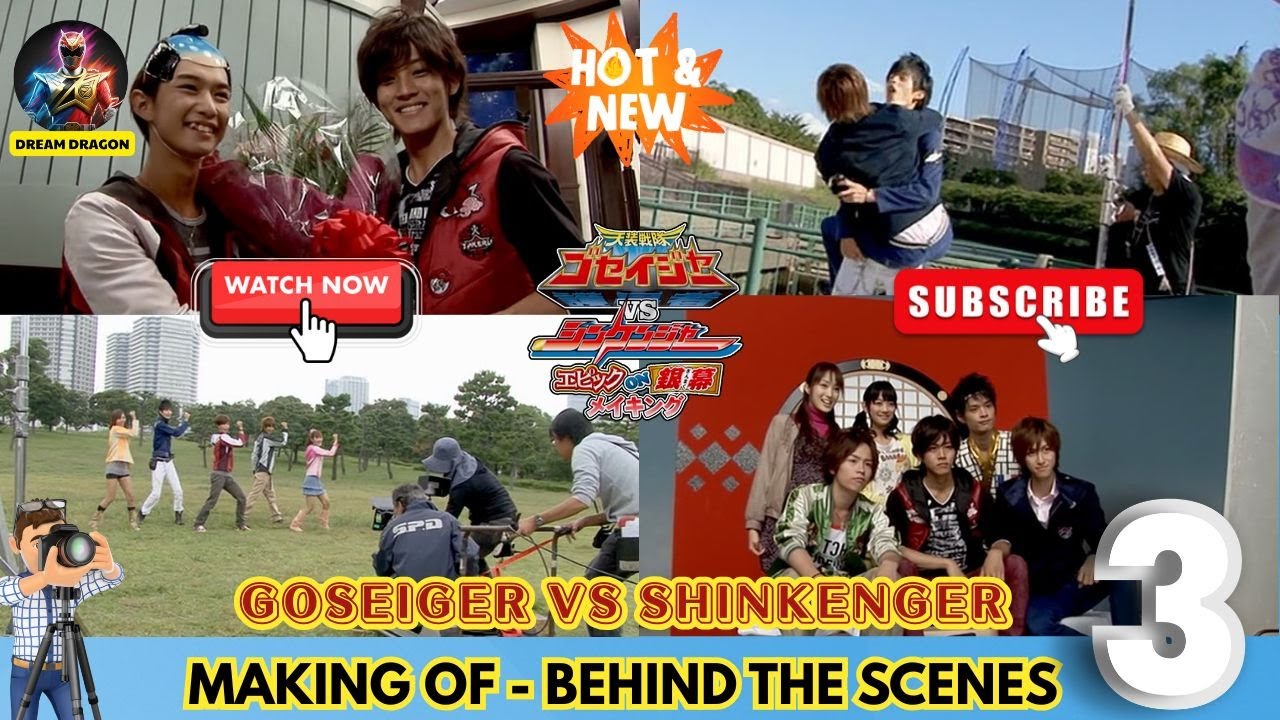 [Making of] Tensou Sentai Goseiger vs Shinkenger - Part 3 | Tokusatsu Behind the Scenes