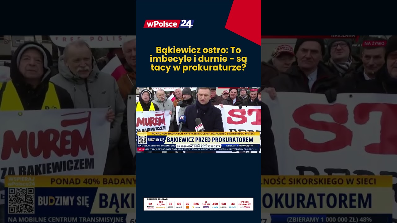 Bąkiewicz ostro: Imbecyle i durnie! Są w tej prokuraturze?