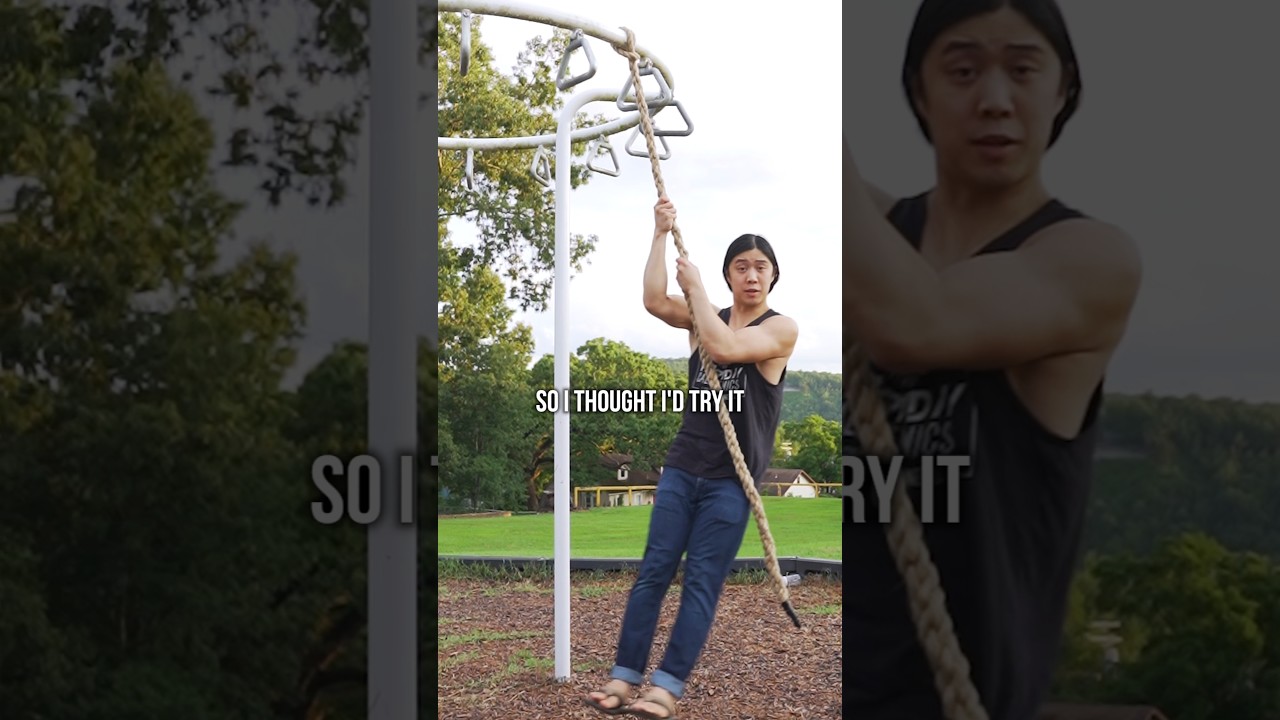 rope climbing is fun