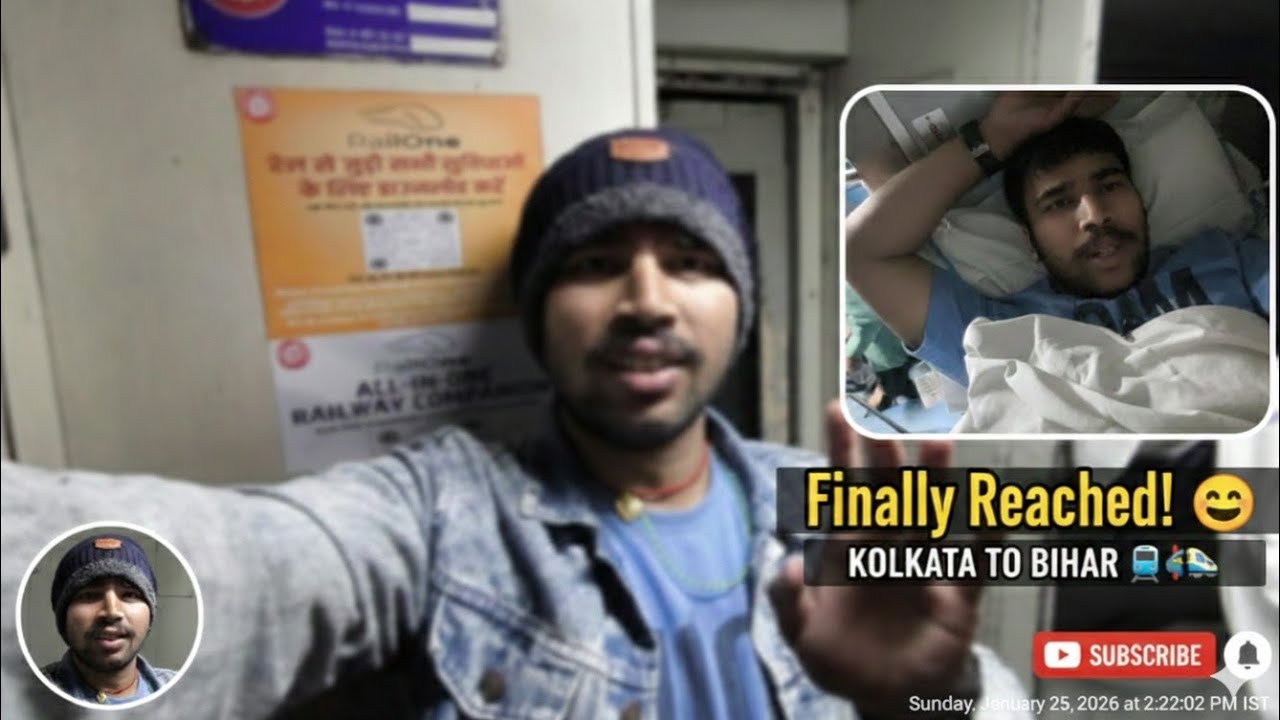 Kolkata to Muzaffarpur Train Journey | Bardhaman se Bihar tak ka Safar 🚂