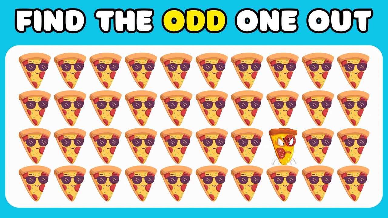 Find the ODD Emoji Out Challenge | Test Your Observation Skills! 🔍🎉