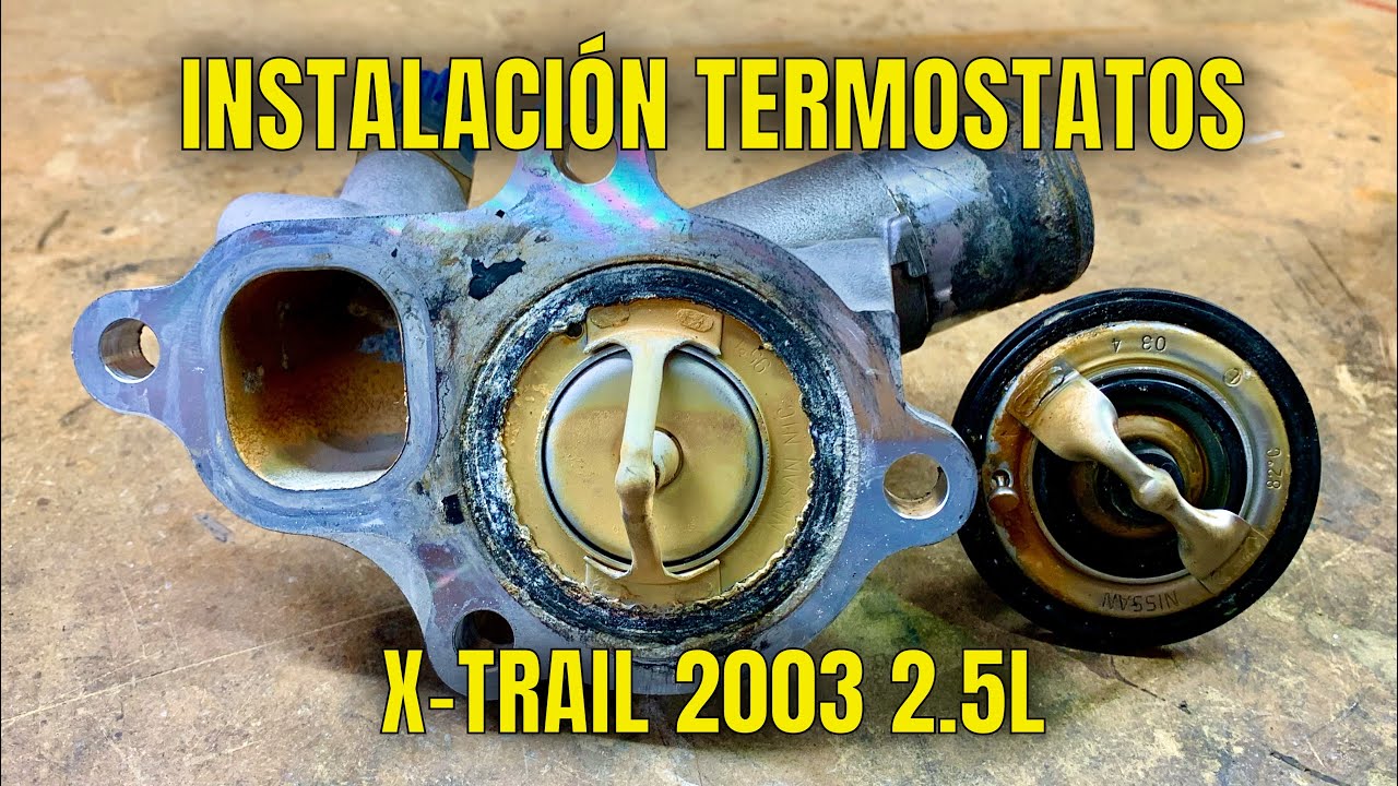 Cambio de termostatos X-Trail 2003, 2.5l