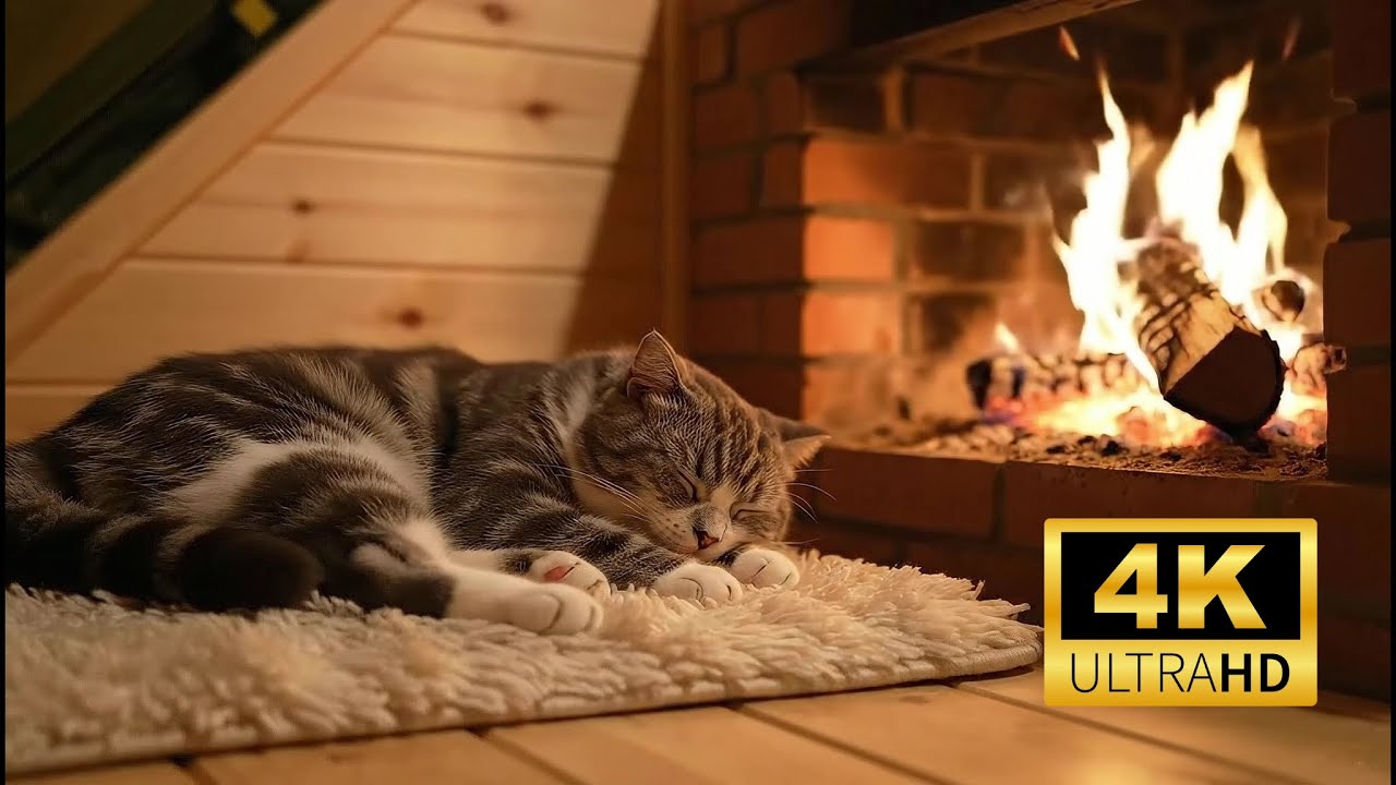 If Your Mind Is Tired, Sit Here 🔥 3 Hours by the Fire (4K)