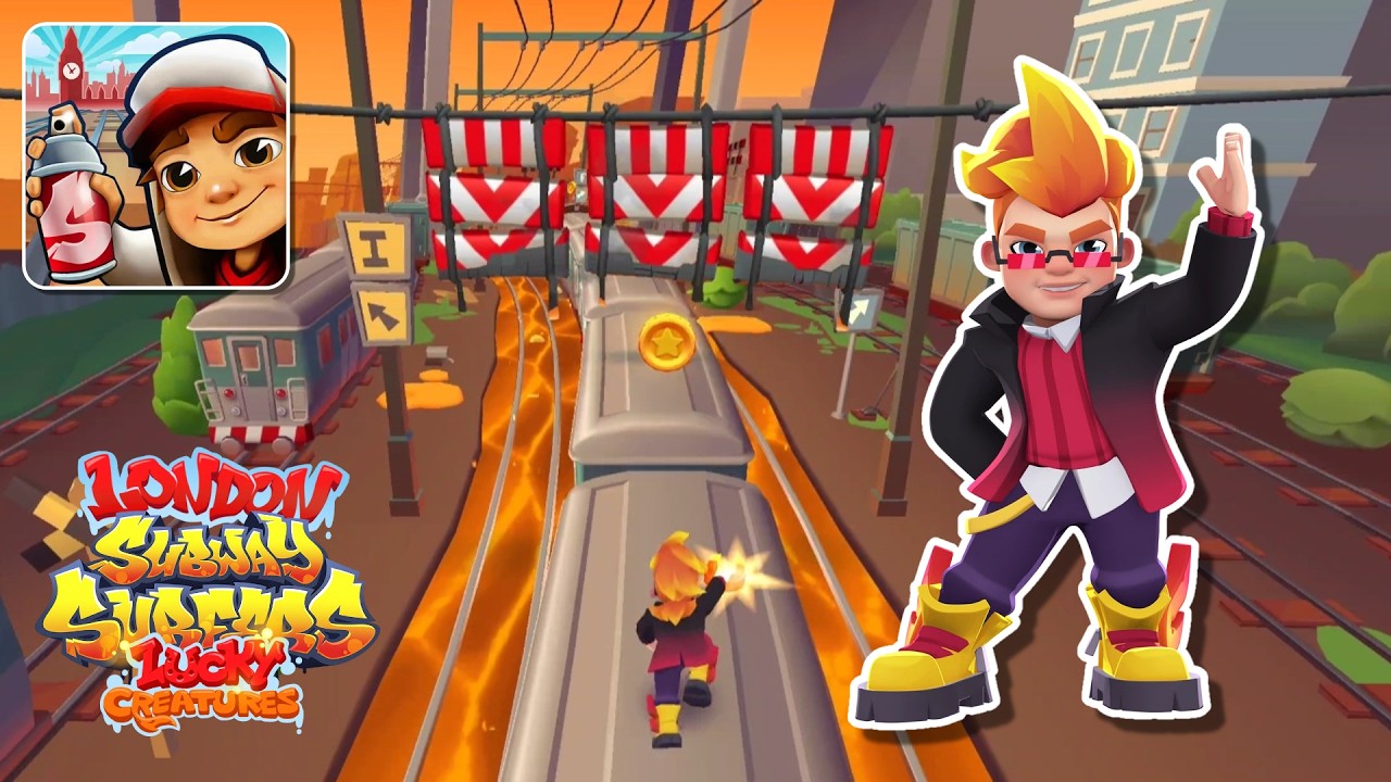 Leif Firebird Outfit Unlocked - Subway Surfers London Lucky Creatures 2026 - Floor is Lava