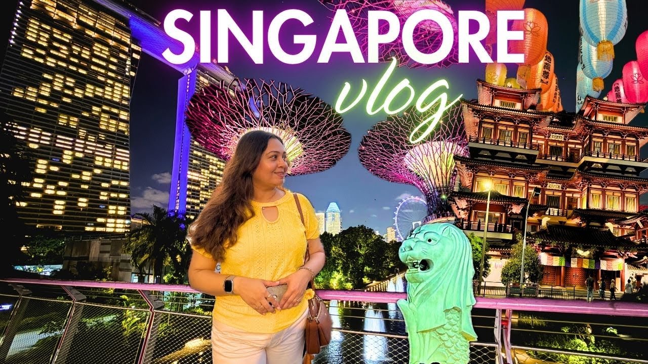 Видеоблог SINGAPORE ~ JEWEL Чанги, Чайнатаун, Сентоза, индийская кухня, Маленькая Индия и туристи...