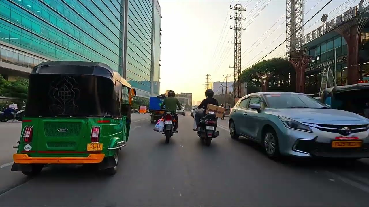 Evening Office Rush: Microsoft to Kistareddypet (Via Flyover) #014