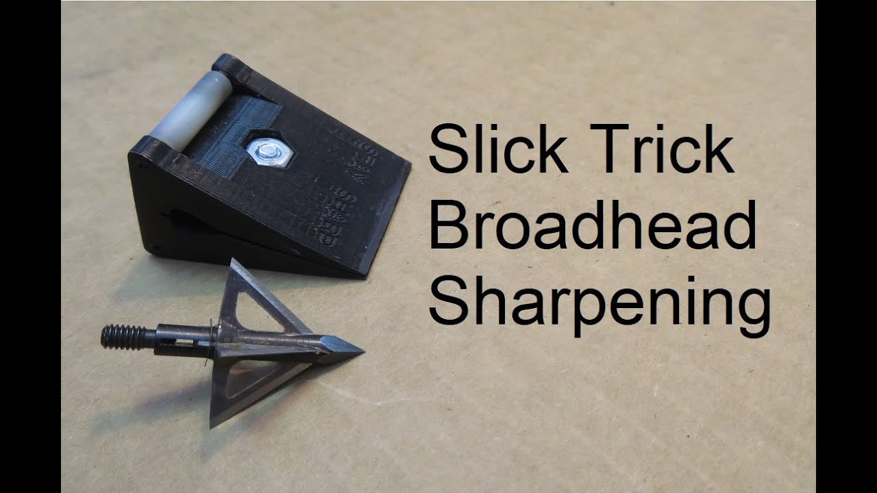 Заточка наконечника Slick Trick Broadhead