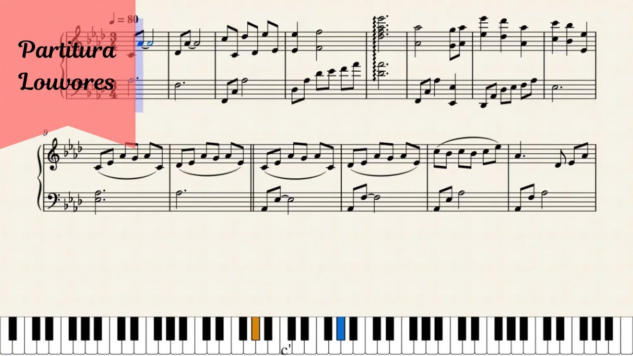Minha Porção - Partitura Piano